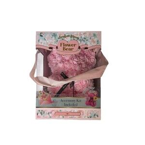 Sakura Pink Rose Flower Teddy Bear - Gift Box 10 inch Mother s Day & Birthday